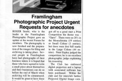 Framlingham Photo Project 2011