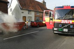 Fire in skip